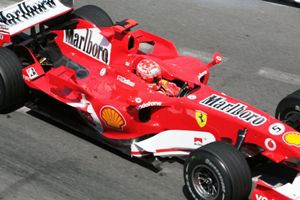 Privacy after Brain Injury Red Marlboro Formula One racing car